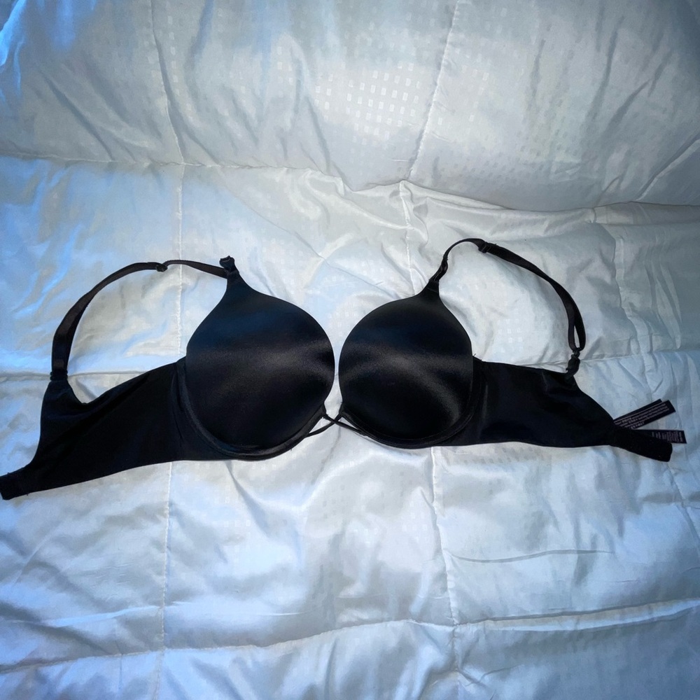 Victoria’s Secret Add 2 Cups Bombshell Bra- Basic Black Bra